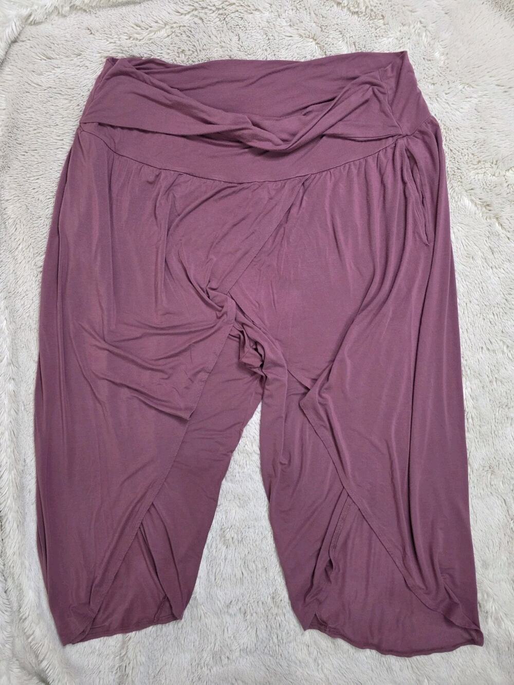 ATHLETA RELEASE PANT MODAL MAUVE PLUS SIZE 3X